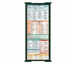 WhiteCoat Clipboard® Trifold - Green Physical Therapy Edition